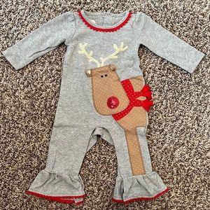 Mud Pie Christmas Romper